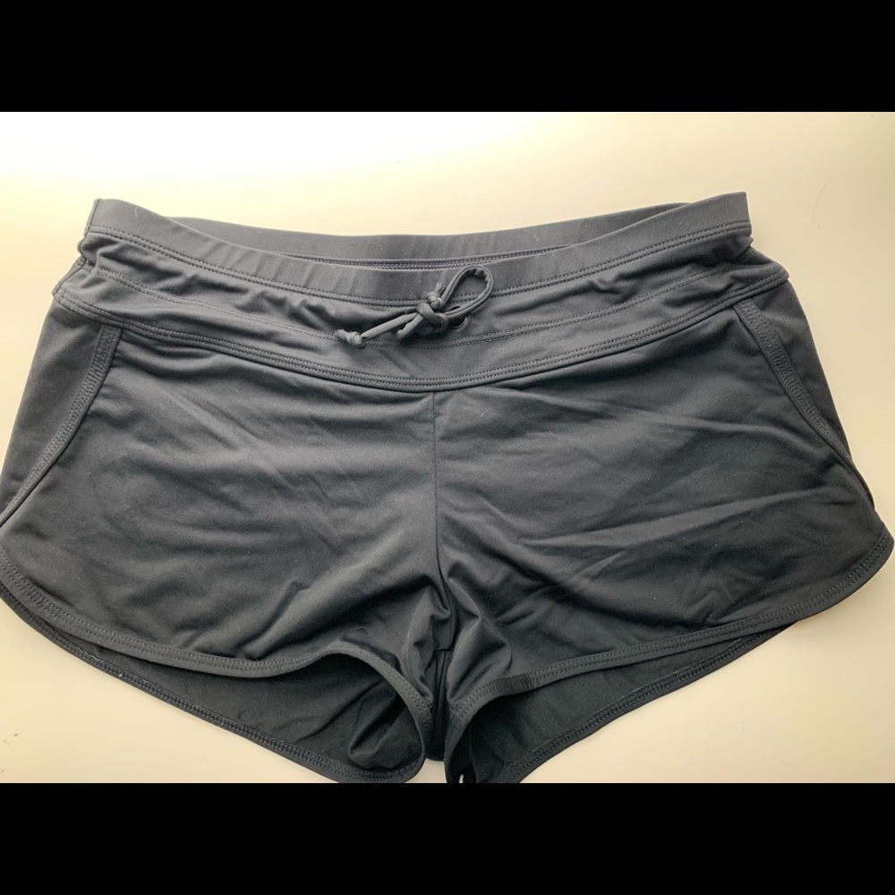 Athleta swim shorts, black size small